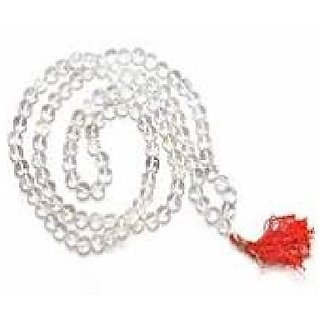 Jaipur Gemstone  Stone Sphatik Beaded String  Mala for pooja Japa