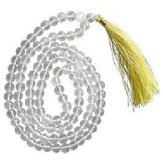 Sphatik Single Layer Mala by Jaipur Gemstone Sphatik Single Layer Mala by Jaipur Gemstone