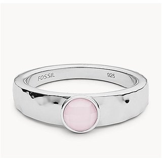                       Original Created Certified rose quartz Stone 5.5 Ratti Adjustable Silver Ring for Men & Womenby JAIPUR GEMSTONE                                              