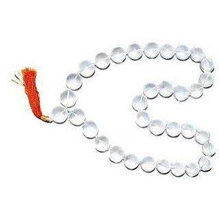 Stone Beautiful Sphatik Mala for Women and Men by Jaipur Gemstone Stone Beautiful Sphatik Mala for Women and Men by Jaipur Gemstone