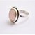 Ring 5 ratti Natural  rose quartz stone Silver Ringby JAIPUR GEMSTONE for unisex