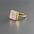 5 Carat Classic rose quartz Gold Ring by JAIPUR GEMSTONE