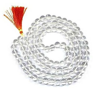 Sphatik Stone Mala by Jaipur Gemstone Sphatik Stone Mala by Jaipur Gemstone