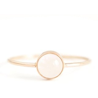                       7.5 Ratti rose quartz pure Gold plated Ring for Unisex by JAIPUR GEMSTONE                                              