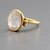 7.5 carat only rose quartz Ring with Natural rose quartz  & Lab Certified Gold plated by JAIPUR GEMSTONE