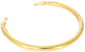 KESAR ZEMS Gold Plated Cuff Bracelet -A  For Unisex (Size2.8 Inche) Golden.