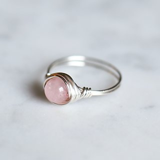                       9 Ratti Lab Certified Stone 100% Original rose quartz  Silver Ring for unisex by JAIPUR GEMSTONE                                              
