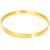 KESAR ZEMS Designer Gold Plated Kada For Unisex (Size2.6 Inche) Golden.