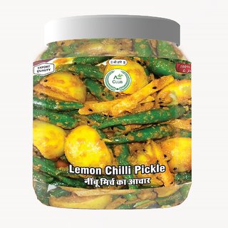                       Agri Club Nimbu Mirchi Achar (Lemon Chilli Pickle)    (750 gm)                                              