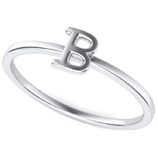                       Alphabet Ring Sterling Silver for men, boys, girls and women by JAIPUR GEMSTONE                                              