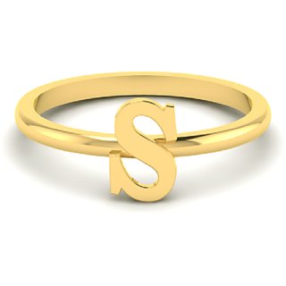                       gold plated Alphabet Ring for girls and Women by Ceylonmine                                              