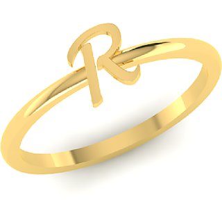                       fashionable Alphabet gold plated Ring For girls and women by Ceylonmine                                              