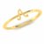fashionable Alphabet   gold plated Ring For girls and women by Ceylonmine