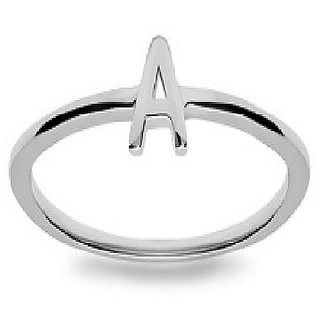 Buy Silver Alphabet Ring for girls and Women by Ceylonmine Online