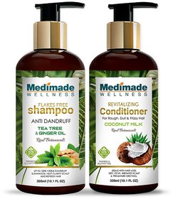 Medimade Anti Dandruff Shampoo and Coconut Milk Conditioner