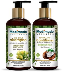 Medimade Hair repair Shampoo and Coconut Milk Conditioner