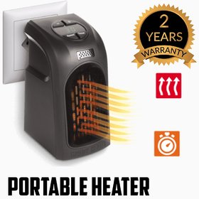 Mini Portable Compact Plug-in Heater Fan Wall-outlet Handy Air Warmer Blowe