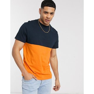Glito Men's Multi Color Color Crew Neck Slim Fit Half Sleeve T-shirt
