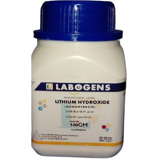 LITHIUM HYDROXIDE (monohydrate) 100GM LITHIUM HYDROXIDE (monohydrate) 100GM