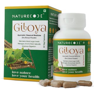 Nature Code Giloya Capsules  Tinospora cordifolia  Immunity Booster
