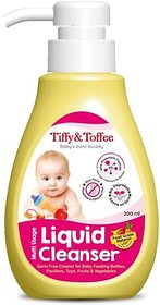 Tiffy & Toffee Food Grade Baby Liquid Cleanser for Feeding Bottles, Accessories, Fruits & Vegetables  500 mL 0-4 Years