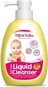 Tiffy & Toffee Food Grade Baby Liquid Cleanser for Feeding Bottles, Accessories, Fruits & Vegetables  200 mL 0-4 Years