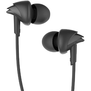 Boat Bassheads 100 In the Ear Wired Earphones With Mic Black