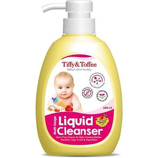 Tiffy & Toffee Food Grade Baby Liquid Cleanser for Feeding Bottles, Accessories, Fruits & Vegetables  200 mL 0-4 Years 