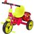 Tiffy & Toffee Smart & Safe Tri-Cycle/ Trike, With Push Handle and Basket (Pink) 1-6 Years 