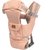 Tiffy & Toffee Baby Bunk Delight 5 Position Baby Carrier|Extra Neck Support|Front Pocket(Pink) 04 -18 months