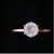 rose quartz Gold Plated Ring 8.5 ratti by RATAN BAZAAR