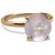 8.5 Carat Lab Certified Gold plated rose quartz Ringfor unisex by RATAN BAZAAR
