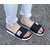 Kavsun Womens Black Slides