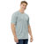 Clothinkhub Men Grey Round Neck Polyester T-Shirt