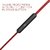 boAt BassHeads 182 Wired Headset (Raging Red, In the Ear)