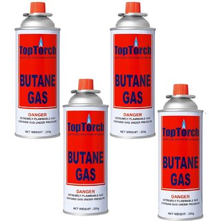 Top Torch Butane can (4 Pc)