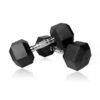 HASHTAG FITNESS 10 kg x 2 Hexa Dumbbell home gym fitness equipments