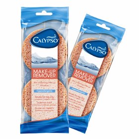 Calypso Make Up Remover PO'2 100 Natural Cellulose Sponge Hypoallergenic  dermatologically Tested Facial  Sponge