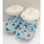 Sky Blue Polka Dot Booties For New Born By Low Price Bazaar