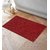 CASA-NEST Bath Mats for Bathroom Rugs Soft, Absorbent, Shaggy Microfiber,Machine-Washable, Perfect forDoorMatSet of 1red