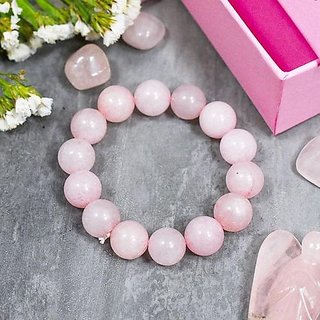 Buy Classic Rose quartz Bracelet For Astrological Purpose by