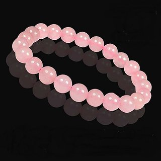                       stone Rose quartz Bracelet for unisex by CEYLONMINE                                              