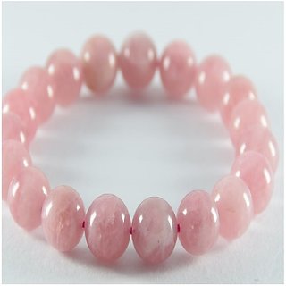                       Rose quartz Bracelet  100% Original Rose quartz Stone by CEYLONMINE                                              