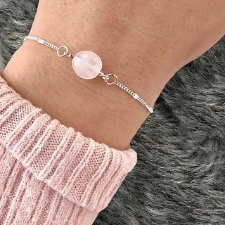Silver quartz bracelet sale