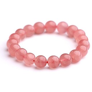                       Original Rose quartz Bracelet Lab Certified Stone by CEYLONMINE                                              