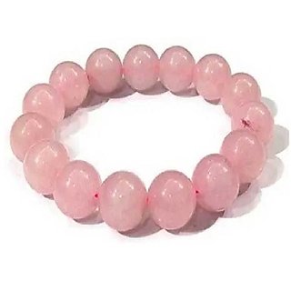                       Rose quartz Bracelet by CEYLONMINE                                              