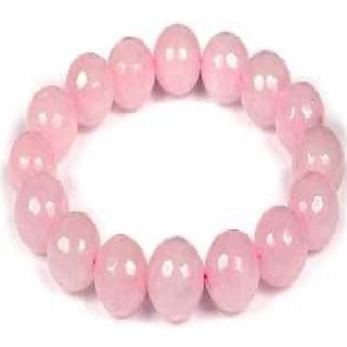                       Rose quartz Bracelet for Men  Women by CEYLONMINE                                              