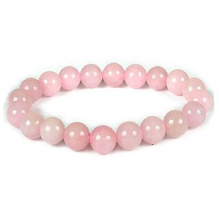                       Original Rose quartz Bracelet Lab Certified Stone by CEYLONMINE                                              