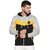 UrGear Mens Multicolor Block Long Sleeve Hooded Neck Full Open Zip Sweat Shirt With Pocket