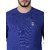 UrGear Mens Blue Long Sleeve Plain Round Neck Sweat Shirt With Badge
